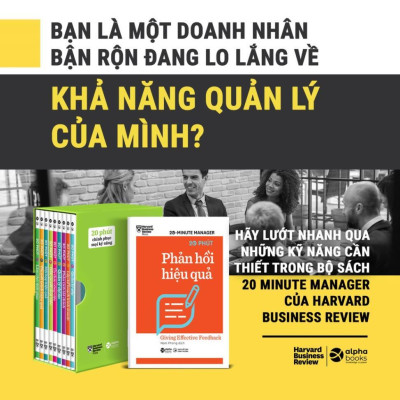 Bộ 20 Minute Manager - HBR 20 Phút (Combo 10 Cuốn) - Bản Quyền