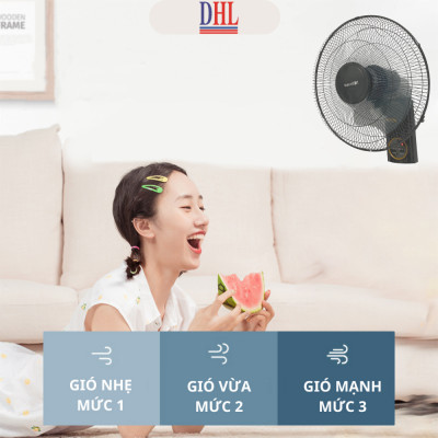 Quạt treo tường điện tử Mitomo FTT-60AE NEW 2024, có điều khiễn từ xa, hẹn giờ hàng chính hãng - Bảo hành 2 năm
