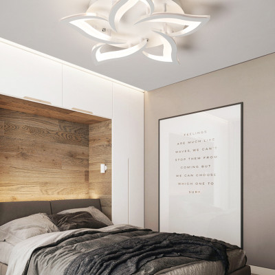 Đèn trần Acrylic cánh hoa hiện đại tiết kiệm năng lượng