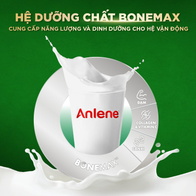 Combo 2 Sữa Bột Anlene Hương Vanilla (Hộp giấy 1200g)