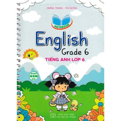 Sách - Combo 4 quyển notebook - văn,toán, anh, khoa học tự nhiên lớp 6 (HA)