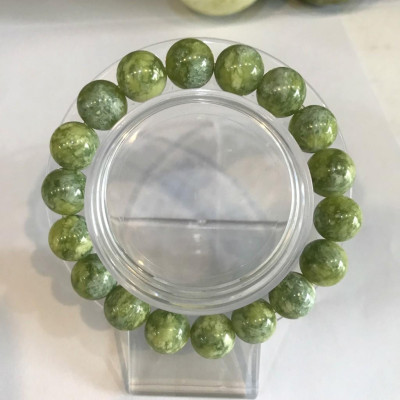 Vòng tay hột ngọc vàng hoa trắng 10 li giá sỉ