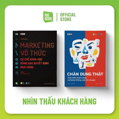 COMBO Nhìn thấu hiểu kỹ khách hàng (Marketing vô thức + Chân dung thật)  - Bản Quyền