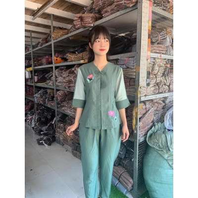 ĐỒ LAM ĐI CHÙA PHÁP PHỤC PHẬT GIÁO # TAY PHỐI TƠ