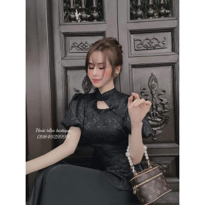 SET GẤM THƯỢNG HẢI CAO CẤP SJ08 (mẫu cổ kín )