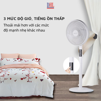 Quạt điện lửng Mitomo FCE-60HEV, công suất 60W mạnh mẽ, động cơ dây đồng - hàng chính hãng bảo hành 2 năm