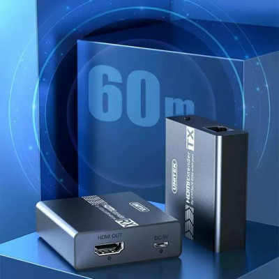 HỘP NỐI DÀI HDMI RA CỔNG LAN 60M V145A 4K UNITEK - HÀNG CHÍNH HÃNG