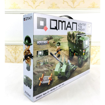 21024 Bộ đồ chơi lắp ráp mô hình người chiến sĩ dũng cảm Dunkirk - QMAN