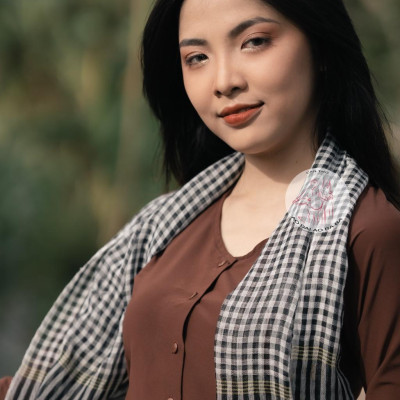 BIGSIZE bà ba lụa nâu - Có bộ bà ba Bigsize- may sỉ bà ba toàn quốc - May bộ bà ba theo yêu cầu