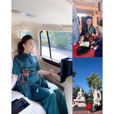 ĐỒ LAM ĐI CHÙA Tàu Phi Lụa