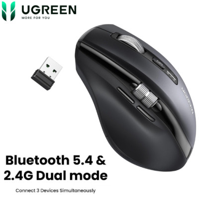 Chuột không dây bluetooth Ugreen 55375 5000DPI 5 cấp độ - Hàng chính hãng