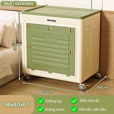 Hộp Đựng Đồ Đa Năng Gấp Gọn Cao Cấp Nhập Khẩu Vando, Thùng Đựng Quần Áo Có Nắp Đậy Thông Minh