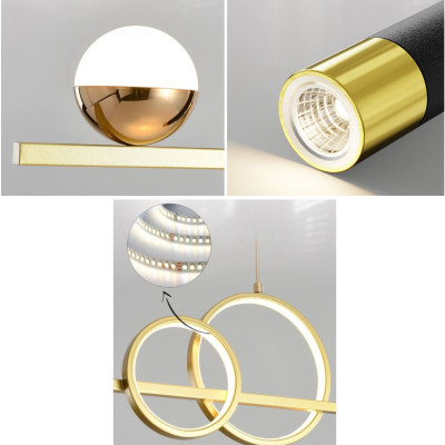 Đèn thả cao cấp trang trí nội thất hiện đại, sang trọng.