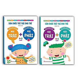 Sách - Sân Chơi Trí Tuệ Cho Trẻ 4 - 5 Tuổi - Não Trái + Não Phải - Combo 2 Tập - Minh Thắng