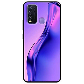 Ốp lưng dành cho Vivo Y30 - Y30i - Y50 mẫu Đường Cong Tím Xanh