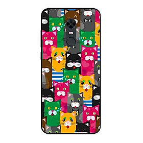 Ốp Lưng in cho Xiaomi Redmi 5 Mẫu Những Chú Mèo Ngộ Nghĩnh - Hàng Chính Hãng