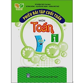 Sách Phiếu Bài Tập Cuối Tuần Môn Toán Lớp 1