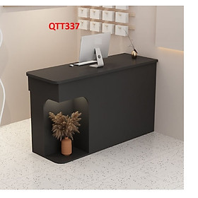 QUẦY LỄ TÂN, QUẦY TIẾP TÂN, QUẦY TÍNH TIỀN, QUẦY THU NGÂN QTT337 ( không đèn) - NỘI THẤT LẮP RÁP VIỄN ĐÔNG ADV