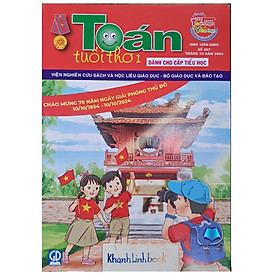 Sách - Toán tuổi thơ 1 dành cho cấp tiểu học ( tháng 10 - 2024 )
