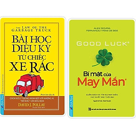 Sách - Combo Bài Học Diệu Kỳ Từ Chiếc Xe Rác - Khổ Nhỏ + Bí Mật Của May Mắn - Khổ Nhỏ - First News