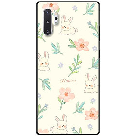 Ốp lưng cho Samsung Note 10 - Note 10 Plus - Note 20 - Note 20 Ultra - Hoạ Tiết Thỏ Hoa Hồng - Hàng Chính Hãng