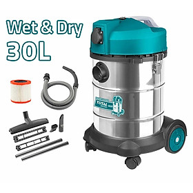 MÁY HÚT BỤI CÔNG NGHIỆP 30 LÍT TVC14301 TOTAL - HÀNG CHÍNH HÃNG