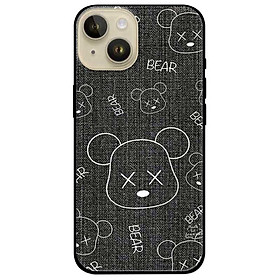 Ốp lưng cho IPhone 15 - 15 Plus - 15 Pro - 15 Pro Max - 16 - 16 Plus - 16 Pro - 16 Pro Max - Họa Tiết Gấu Xám - Hàng Chính Hãng