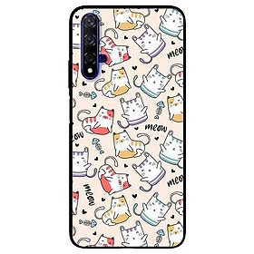 Ốp lưng dành cho Huawei 5t - Mate 20 - Mate 20 Pro mẫu Mèo Meow