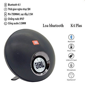Loa bluetooth playlist K4+ - Đẳng cấp vượt trội - Âm thanh hay, trầm, ấm, kiểu dáng đẹp - Hàng chính hãng