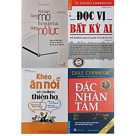 Sách - Combo 4 Cuốn: Khéo Ăn Nói Sẽ Có Được Thiên Hạ + Đắc Nhân Tâm + Đọc Vị Bất Kỳ Ai + Khi Bạn Đang Mơ