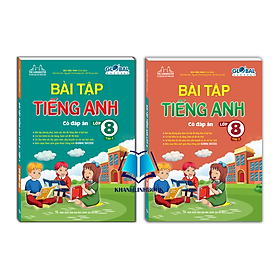 Sách - Combo GLOBAL SUCCESS - Bài tập tiếng anh lớp 8 Tập 1 + 2 (có đáp án)