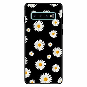 Ốp lưng in cho Samsung S10 Plus Mẫu Hoạ Tiết Hoa Cúc