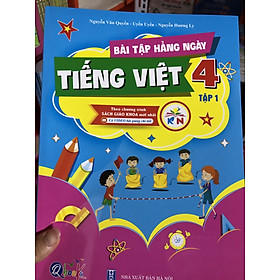 bộ 2 cuốn bài tập hàng ngày toán và tiếng việt lớp 4 học kì 1 - kết nối mới nhất 2023