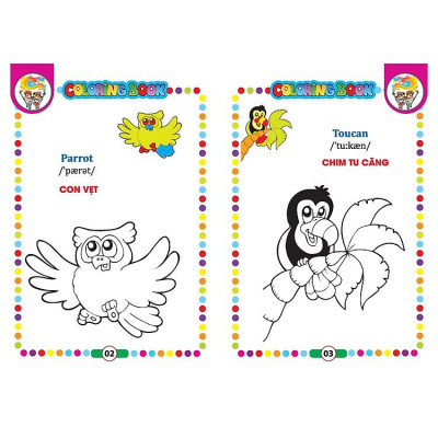 Bé Tập Tô Màu (Song Ngữ Anh - Việt)