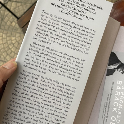 [bìa cứng] A PROMISED LAND – MIỀN ĐẤT HỨA - Barack Obama - Đỗ Hùng dịch - First News