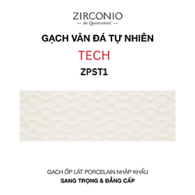Gạch NIRO GRANITE - ZIRCONIO ZPST1 TECH - 28.5x88.5cm - 4 viên/thùng(1m2)
