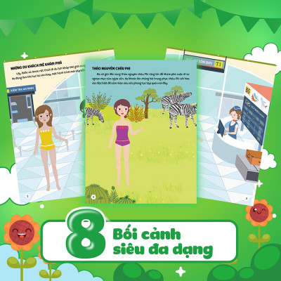 Sách Sáng tạo thời trang: Thời trang kỳ nghỉ (Hơn 100 stickers)