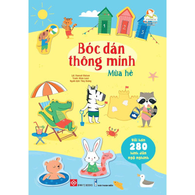 Sách - Bóc Dán Thông Minh - Combo 6 Cuốn - Đinh Tị Books