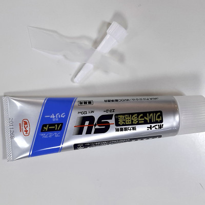 Keo dán Đa Năng Nhật Bản Dán thủy tinh, bê tông, gạch, đá, gỗ , nhựa cứng ULTRA SU HARD (CỨNG) 120ml #05150, chống thấm nước (Hàng nội địa Nhật)