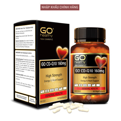 Bộ Sản Phẩm Giúp Bổ Mắt, Bổ Não, Bổ Tim Mạch: Viên Uống Dầu Cá Hồi Omega 3 Salmon Oil 180 Viên, Viên Uống Bổ Tim Go Co Q10 160mg 30 Viên