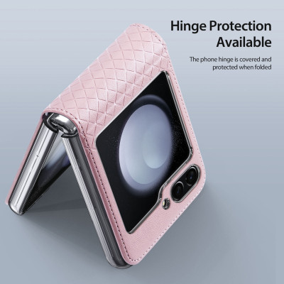 Bao Da Dành Cho Samsung Galaxy Z Flip 5 Dux Ducis Bril Series, Thời Trang, Cá Tính - HÀNG CHÍNH HÃNG