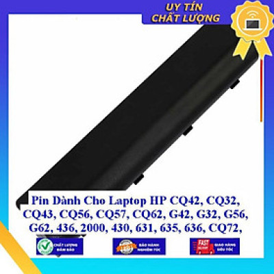Pin dùng cho Laptop HP CQ42 CQ32 CQ43 CQ56 CQ57 CQ62 G42 G32 G56 G62 436 2000 430 631 635 636 CQ72 G72 - Hàng Nhập Khẩu  MIBAT365