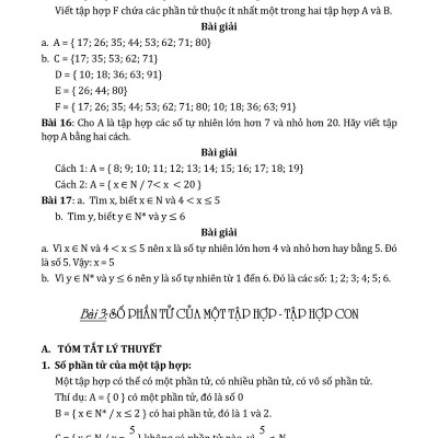 Nâng Cao & Phát Triển Đại Số - Hình Học 6