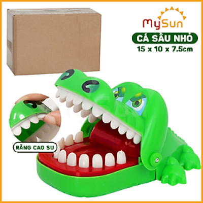 Đồ chơi cá sấu cắn tay loại to mini cá mập cá xấu cắn tay bấm răng MySun