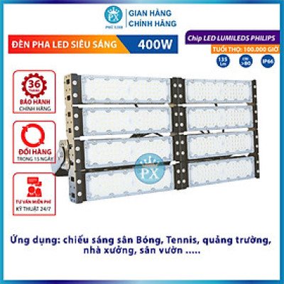 Đèn Pha Led Khaphaco 400W và 600W cho sân bóng đá, sân tennis, nhà xưởng, sân vườn
