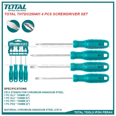 BỘ 4 TUA VÍT DẸP VÀ BAKE TOTAL THTDC250401 - HÀNG CHÍNH HÃNG