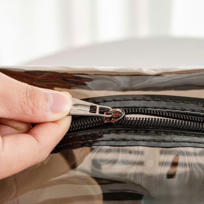 Set 3 túi trong suốt đựng mỹ phẩm du lịch, bộ 3 túi đựng đồ đa năng chống thấm nước