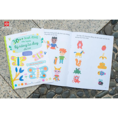 Sách - 30 Hoạt Động Rèn Luyện Kỹ Năng Tư Duy Cho Trẻ - Suy Luận Logic Cho Trẻ Từ 3 - 9 Tuổi - Đinh Tị Books