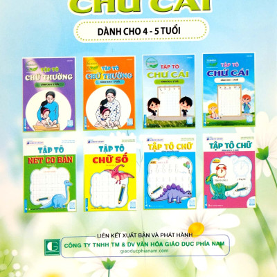 Tập Tô Chữ Cái Dành Cho 4-5 Tuổi (Tủ Sách Mầm Non Chăm Học)