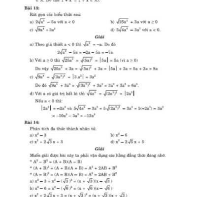 Sách - Phương pháp tư duy tìm các giải toán đại số 9 (dùng chung cho các bộ sgk hiện hành) (HA)